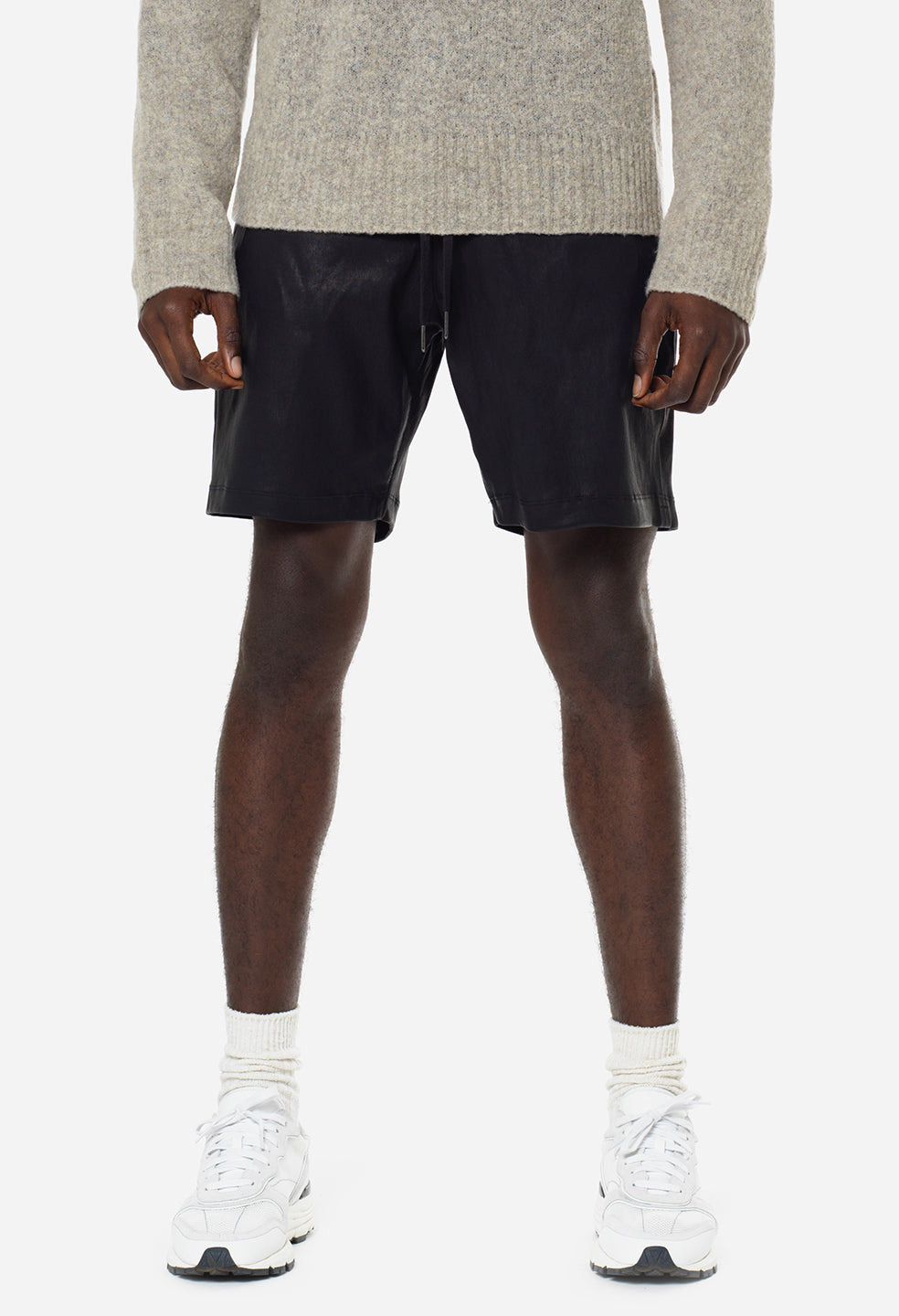 LEATHER LA SHORTS - 2
