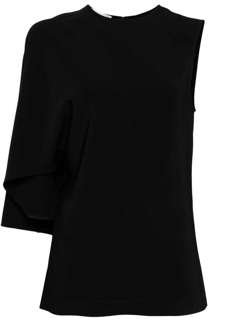 asymmetric one-sleeve top 1