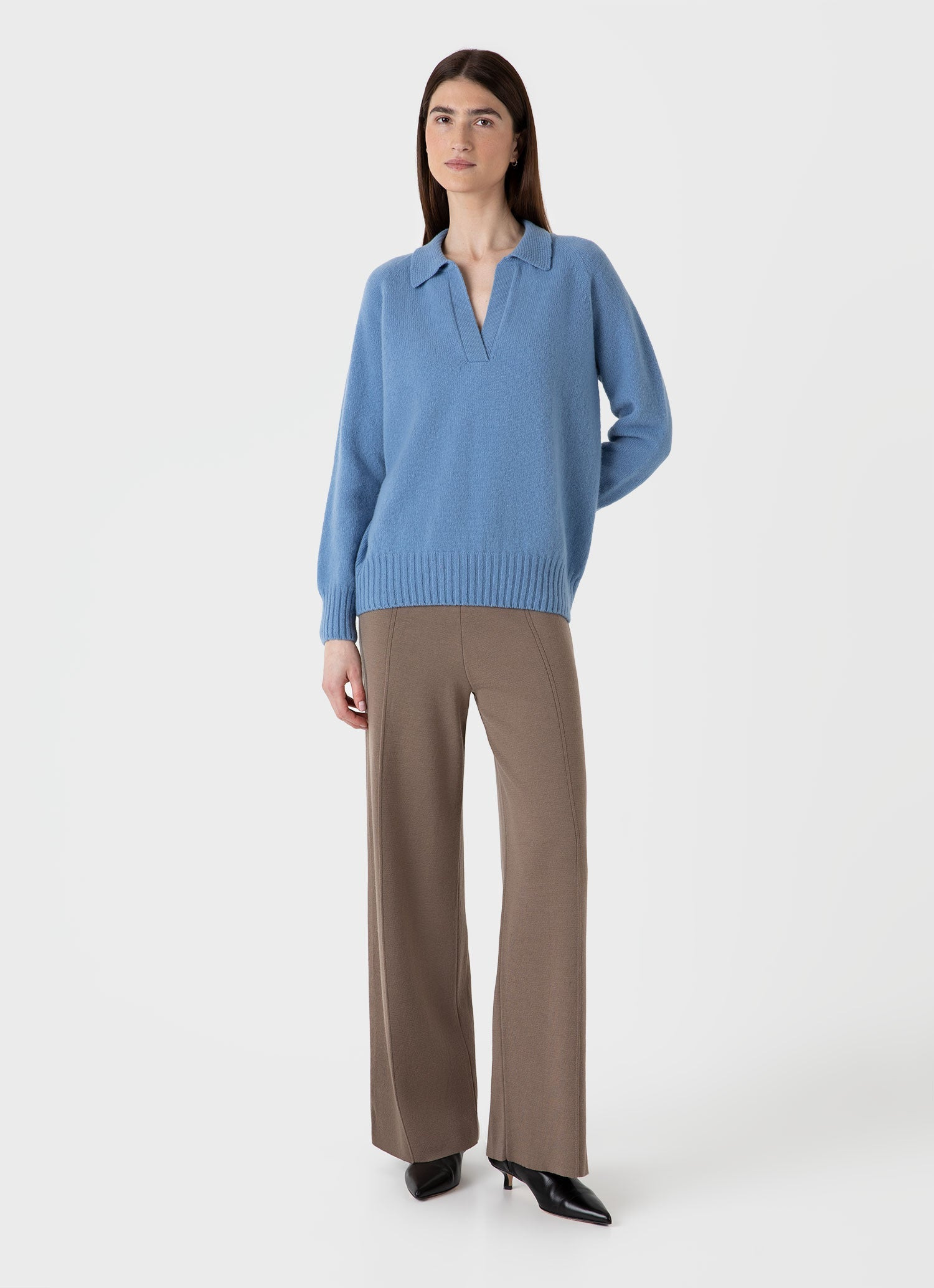 Lambswool Polo Jumper - 2