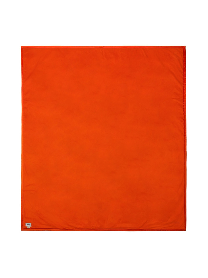 BODE Orange & White Clinton Street Label Quilt outlook