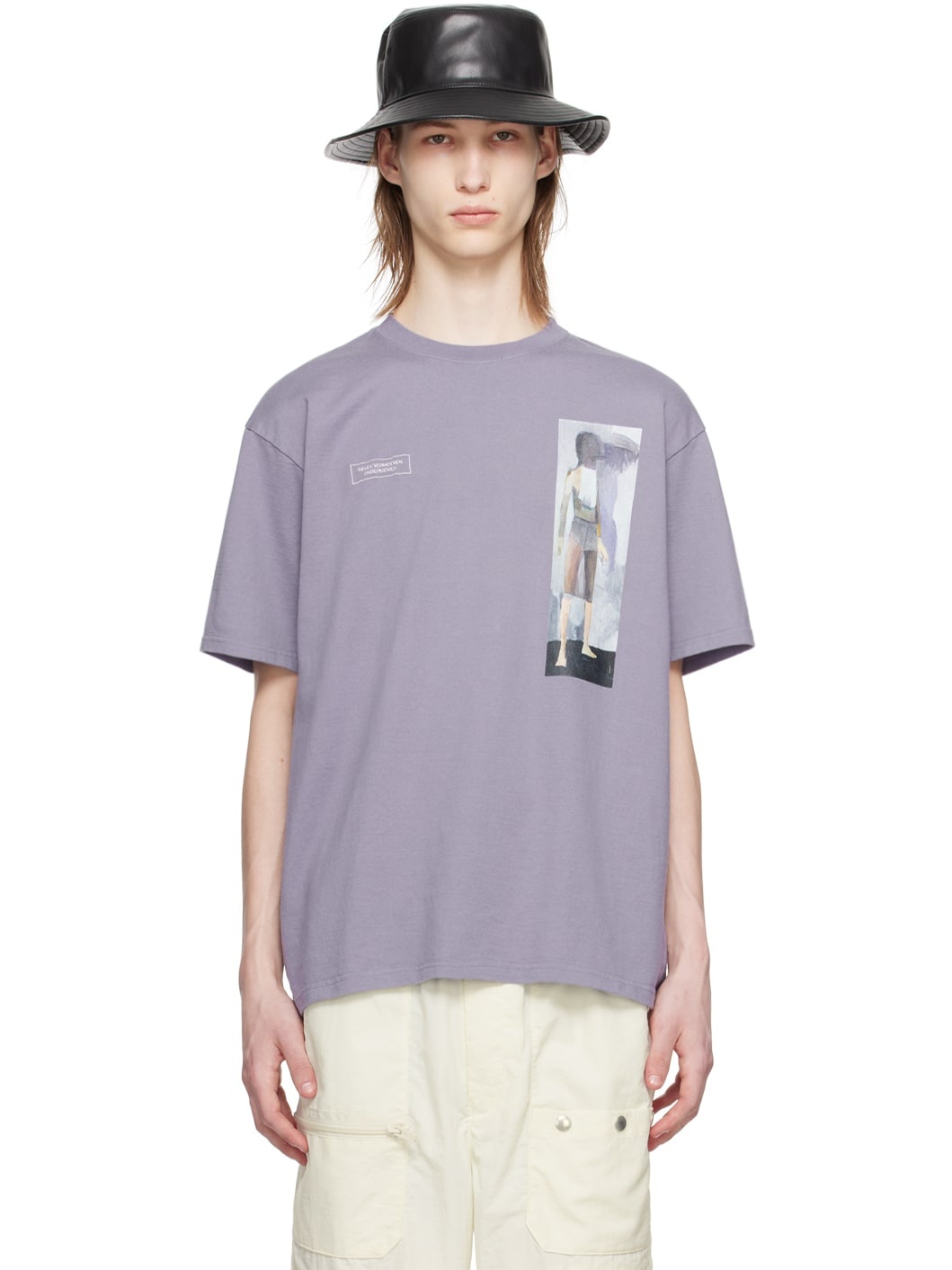 Purple Printed T-Shirt - 1