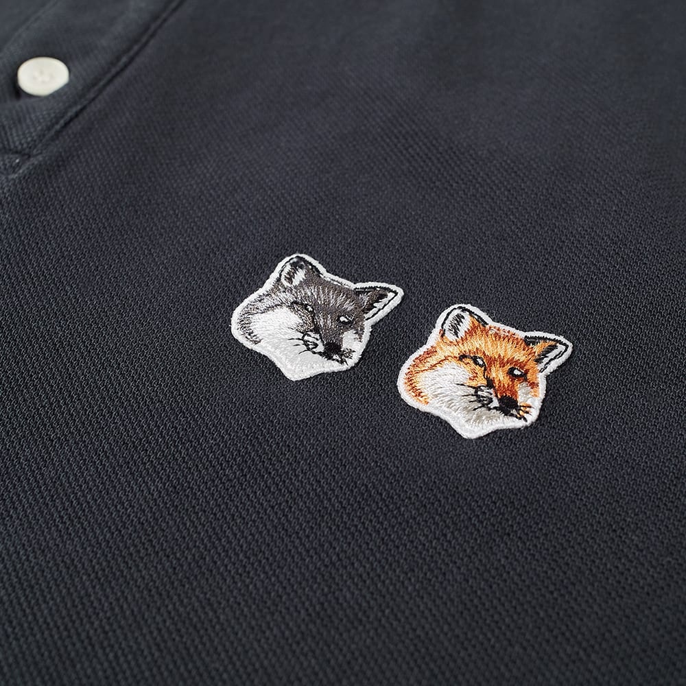 Maison Kitsuné Double Fox Head Patch Polo - 2