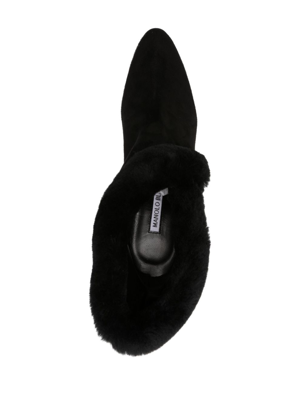 Nestanu 105mm fur-trimmed boots - 4