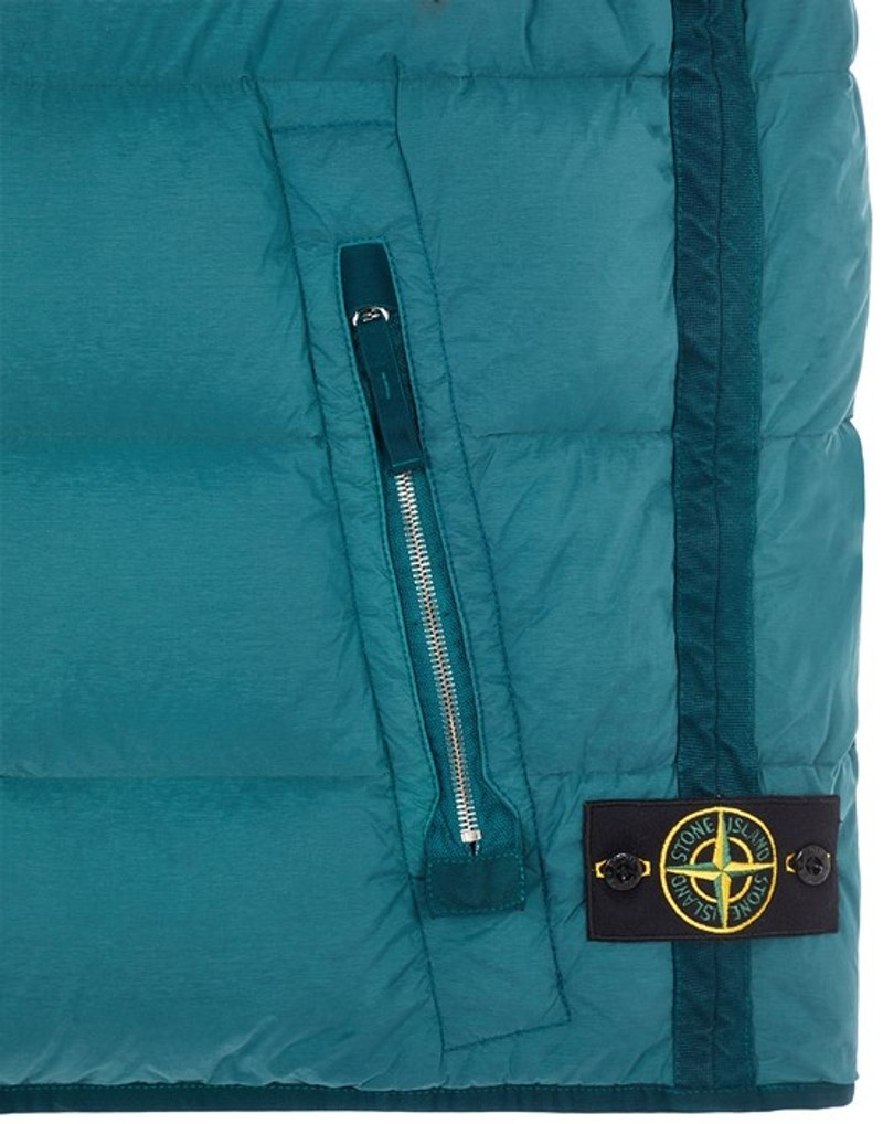 G1428 SEAMLESS TUNNEL NYLON DOWN-TC DARK TEAL GREEN 4