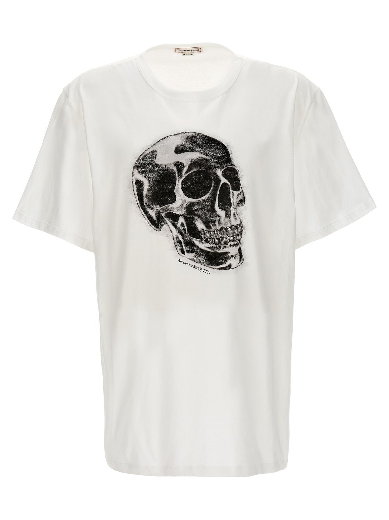 Skull T-Shirt White/Black - 1