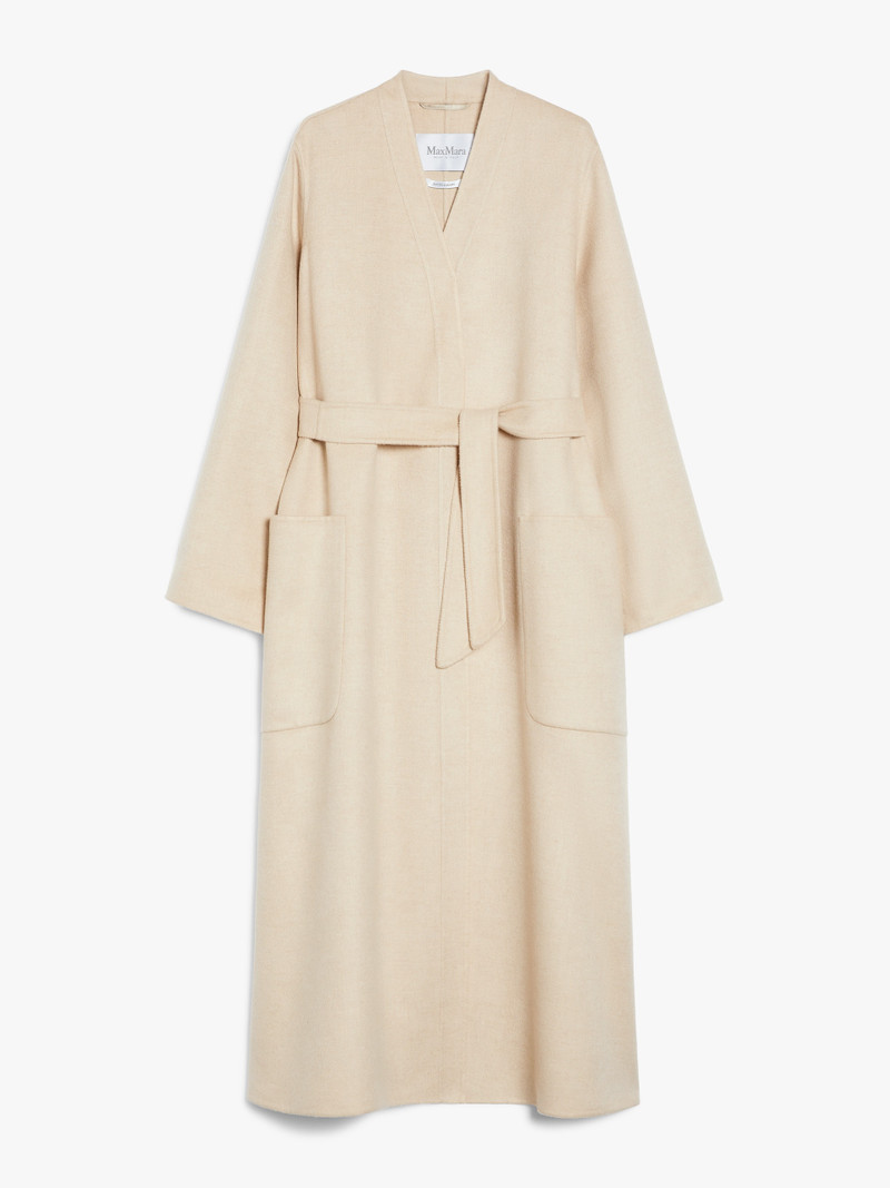 VEZZOSO Camel wrap coat - 1