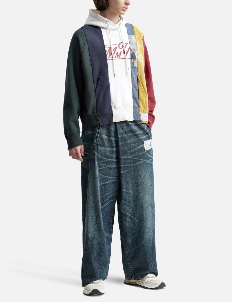 Maison MIHARAYASUHIRO VERTICAL SWITCHING HOODIE outlook