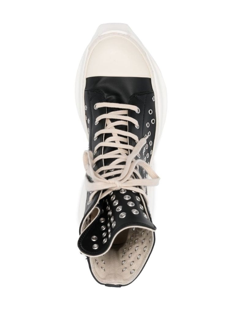 Abstract high-top sneakers - 4