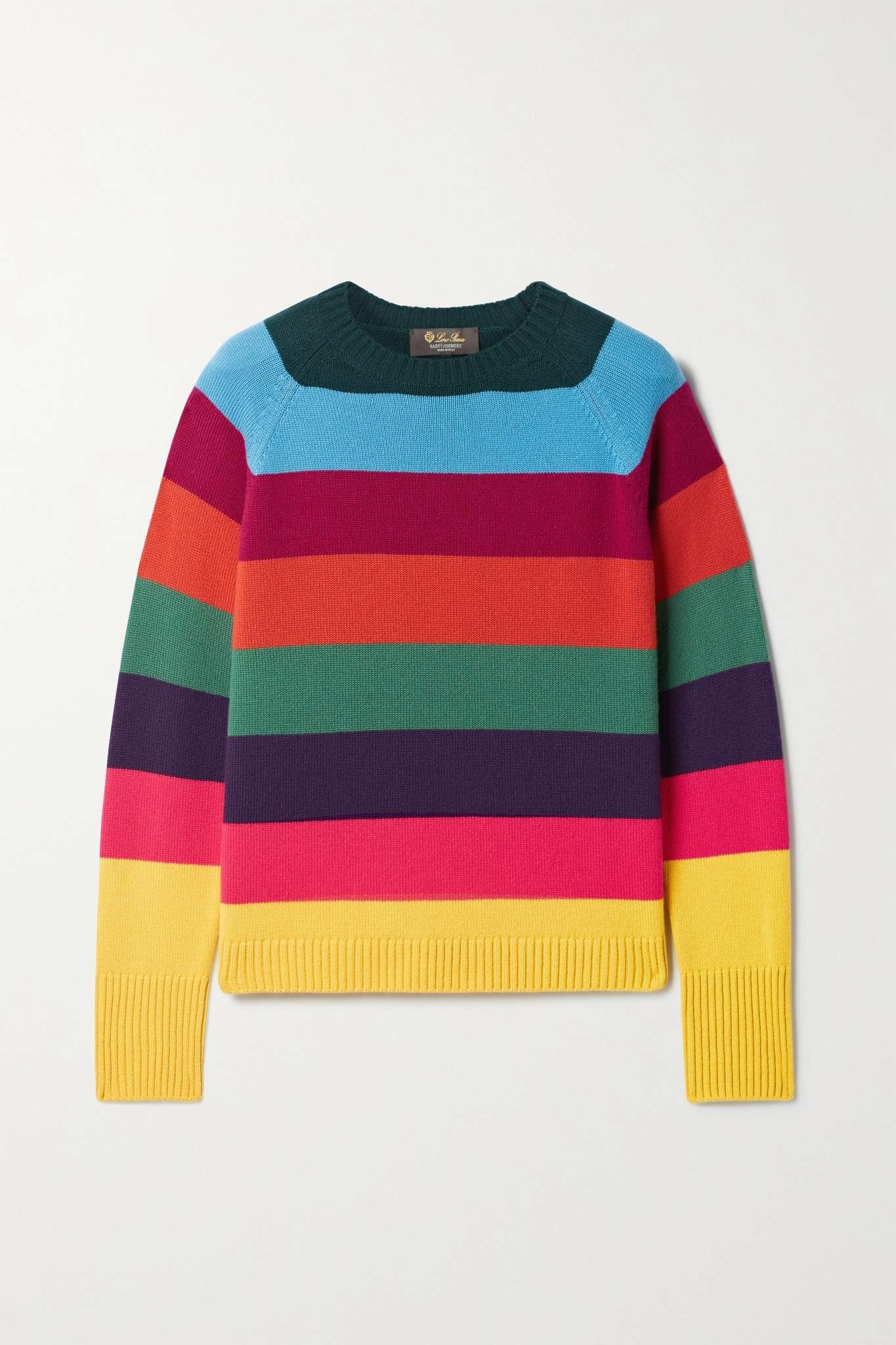 Wharton striped cashmere sweater - 1