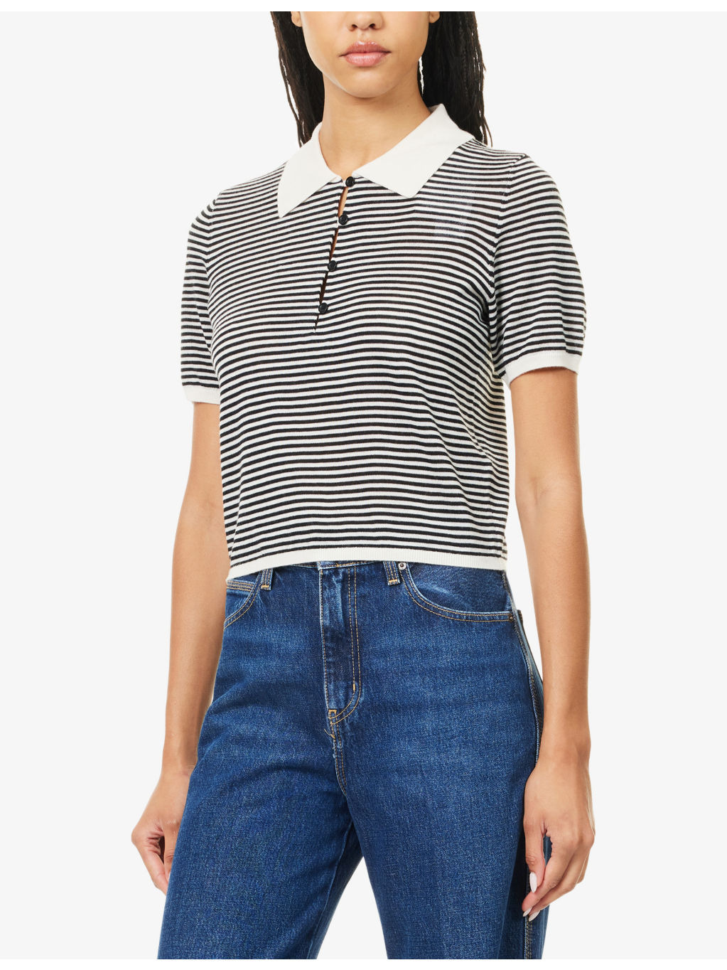 The Smart Polo Stripe Wool Knitted Shirt - 3