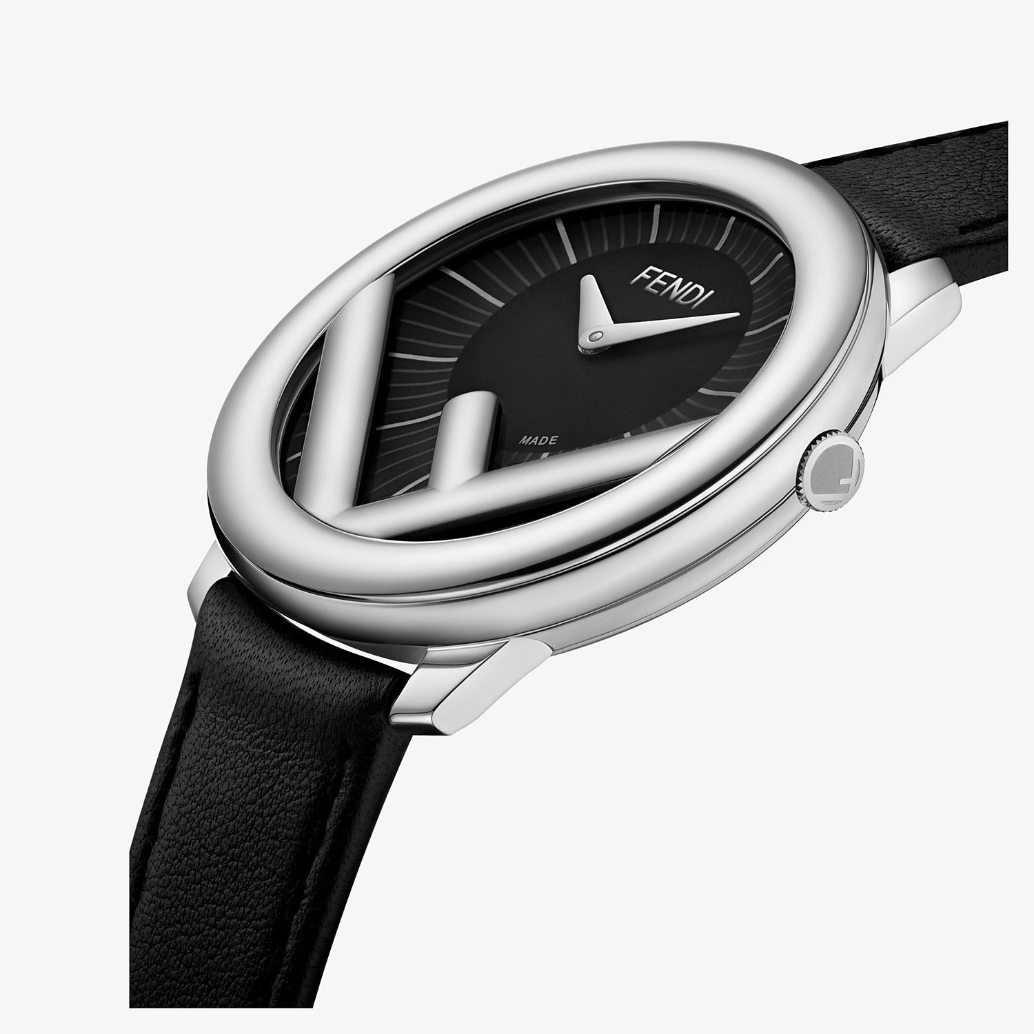 Watch with F is Fendi logo - 3