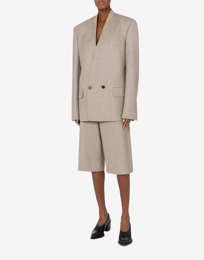 Moschino JACKET IN DYED WOOLEN CLOTH outlook