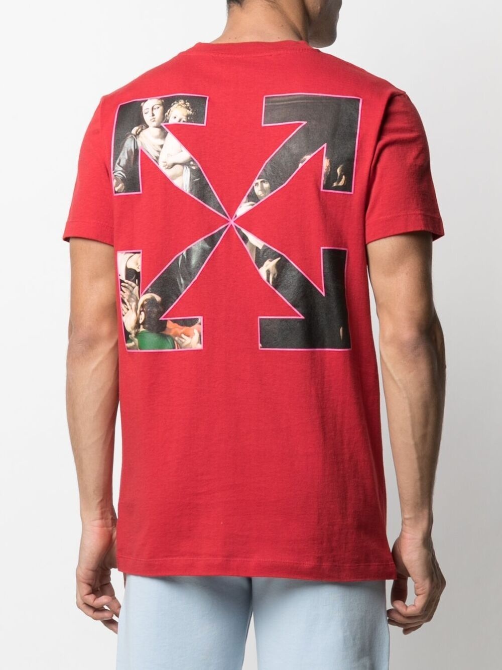 Caravaggio-print Arrow T-shirt - 4