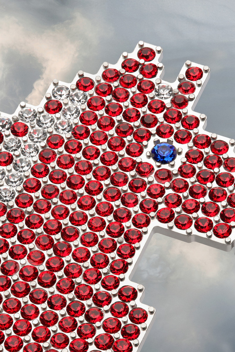 Horse rhinestone brooch 3