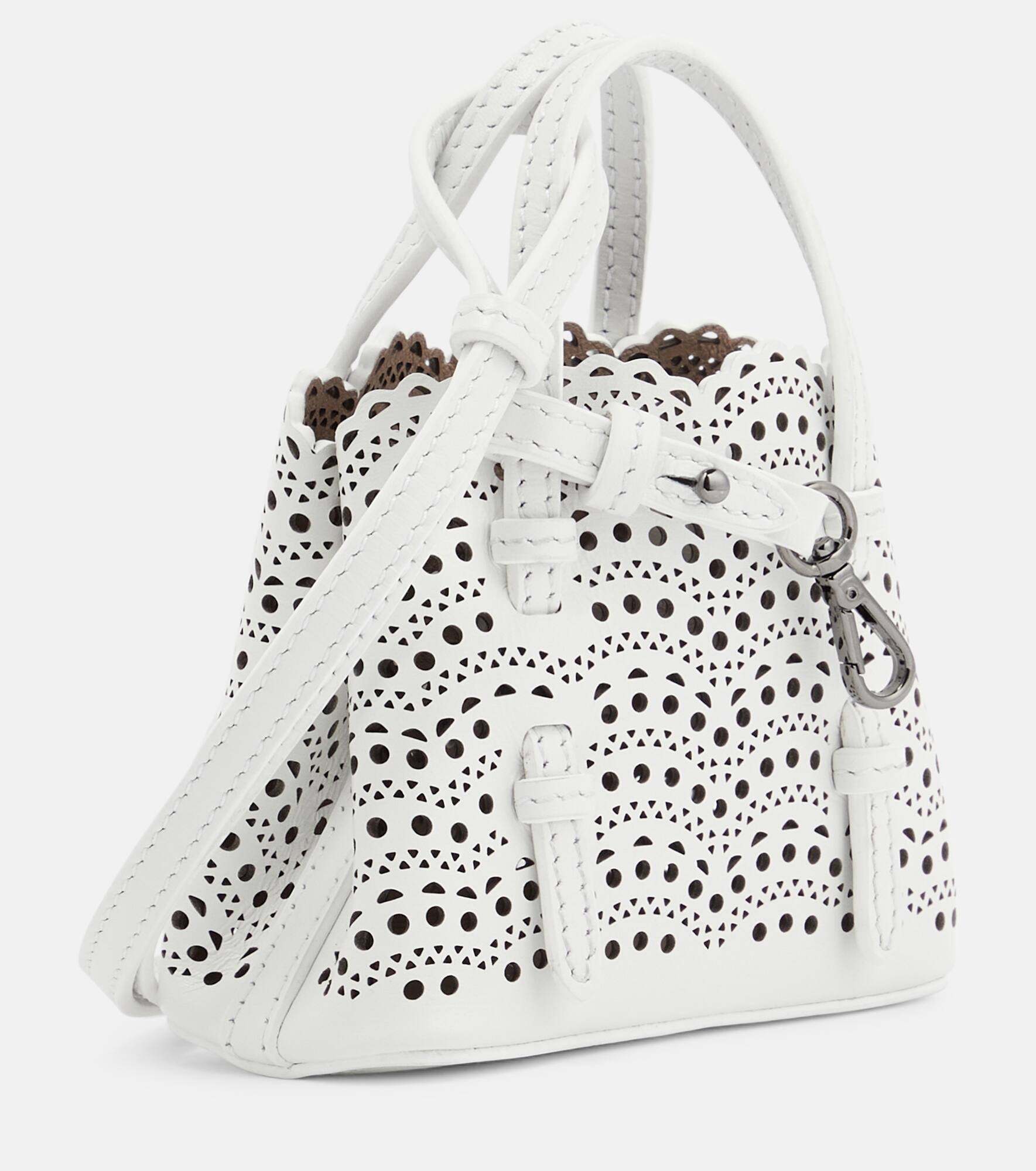 Mina Mini leather crossbody bag - 4