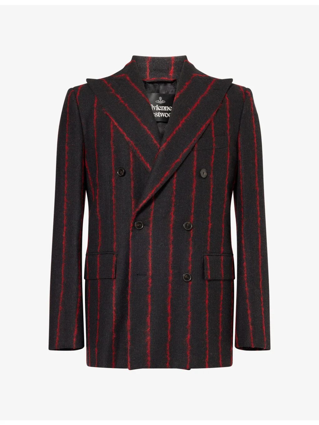Captain Striped Wool Blazer - 1