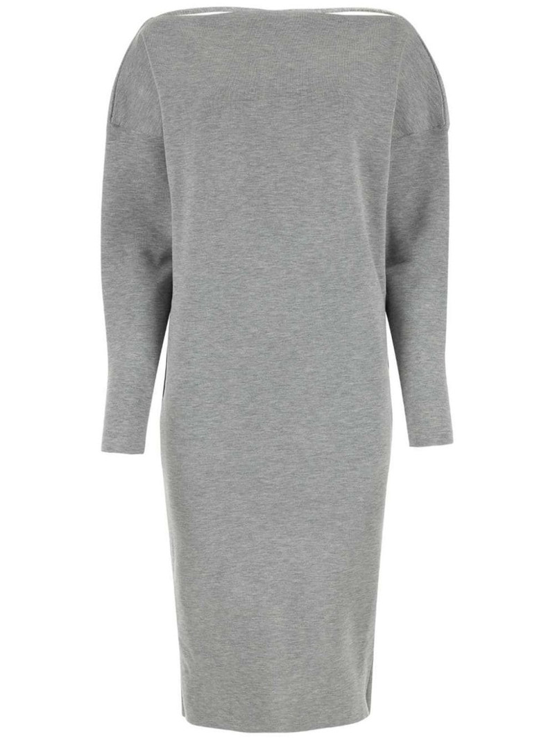 wool-blend dress - 1