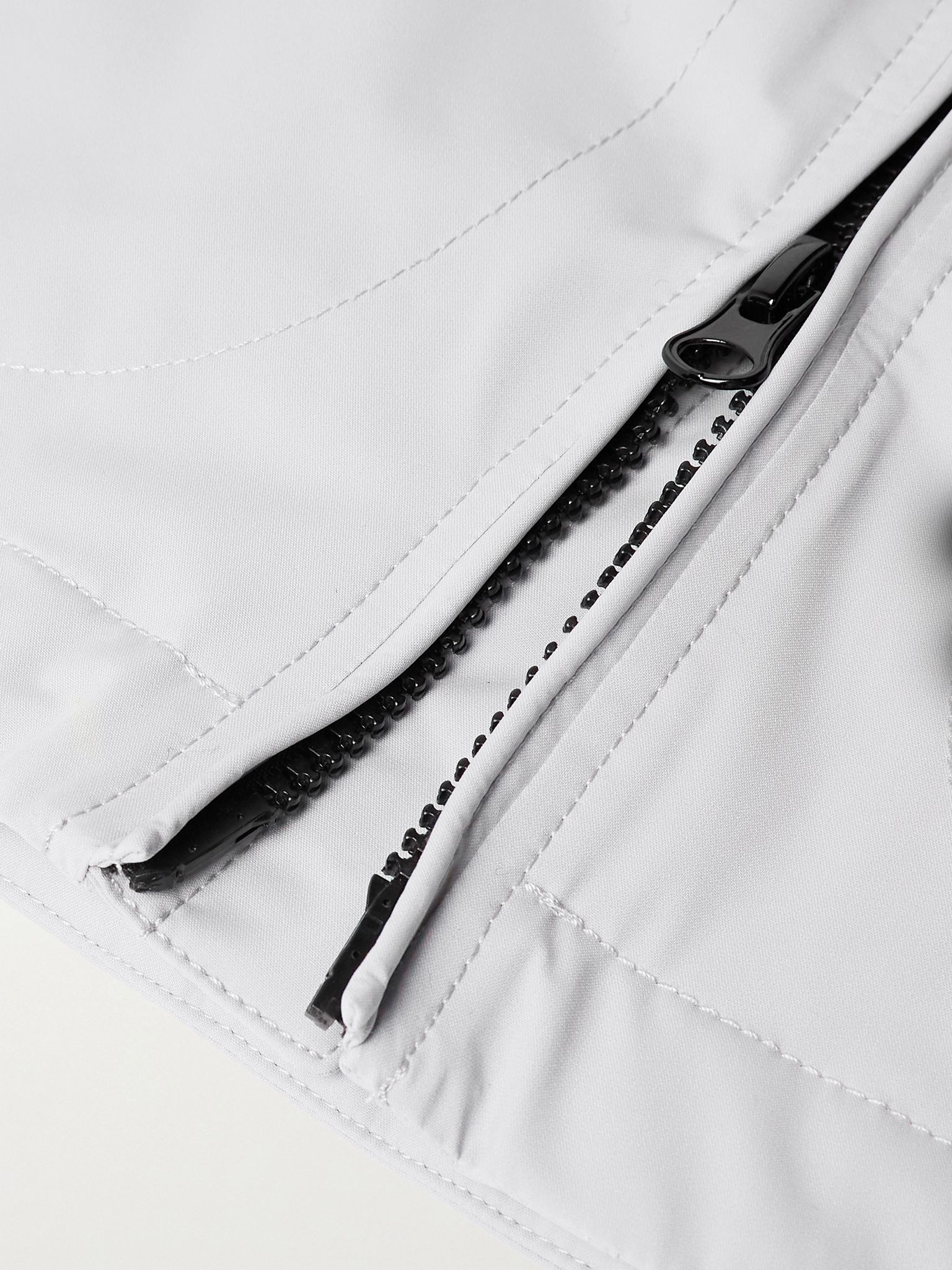 Logo-Appliquéd Padded Shell-R_e.dye® Hooded Jacket Gray - 6