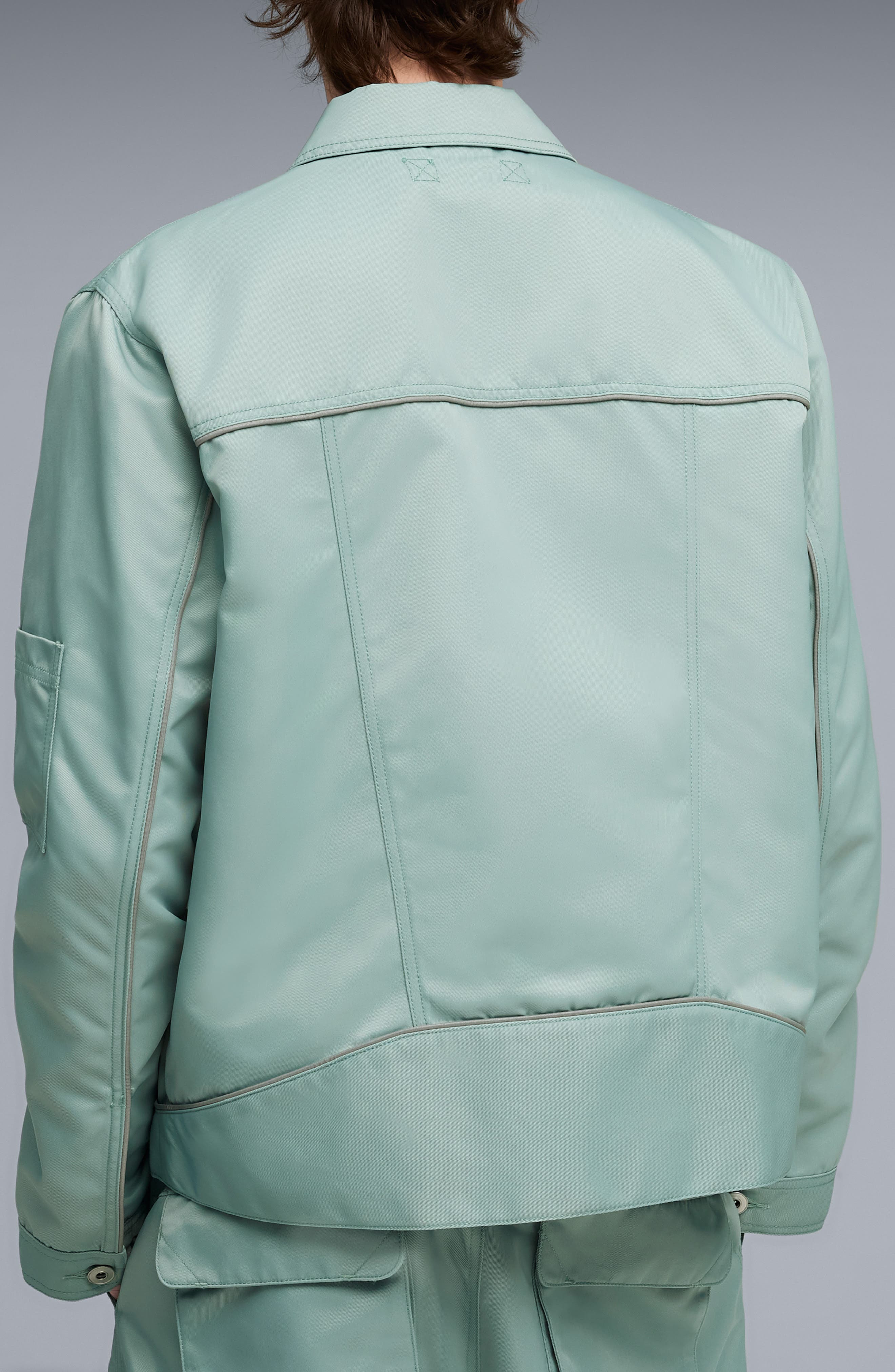 Special Items PUMA Gear Nylon Twill Jacket in Light Moss at Nordstrom - 2