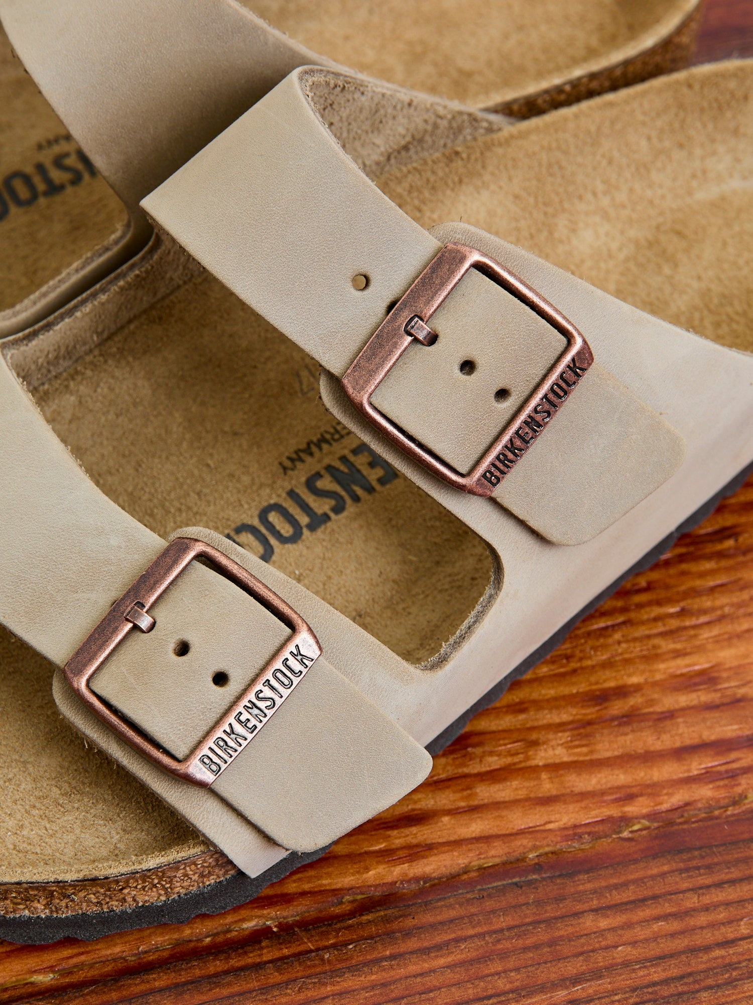 Arizona Sandal in Tobacco Oiled Leather - 4