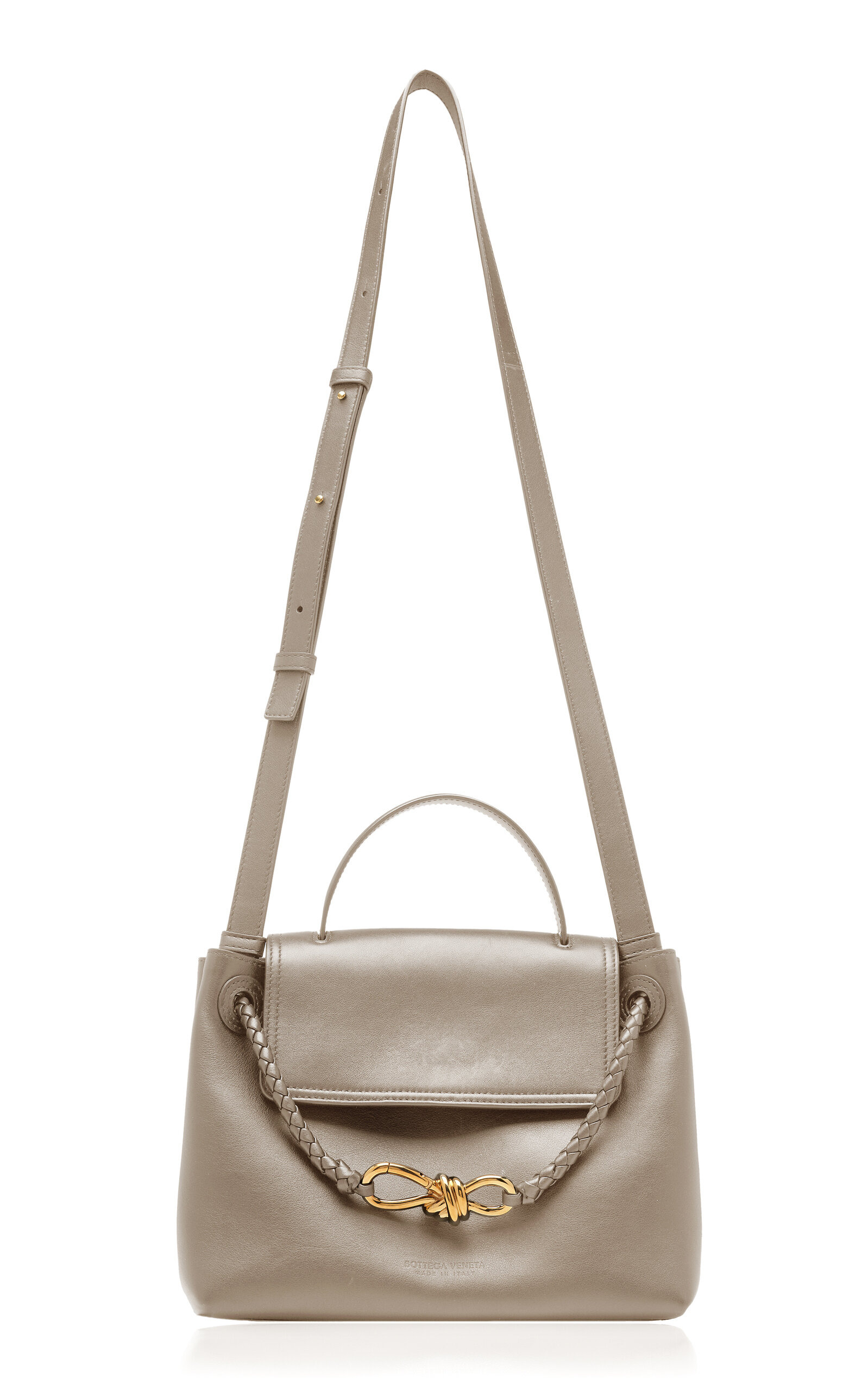 Small Ciao Ciao Leather Top Handle Bag grey - 3