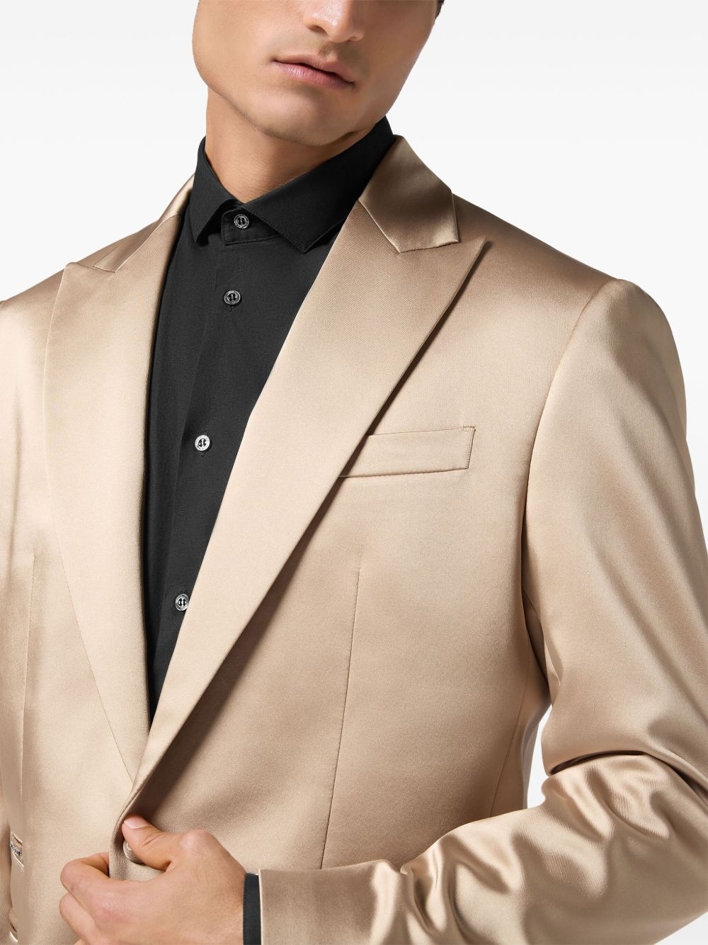satin blazer - 5