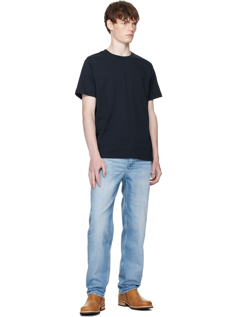 A.P.C. Navy Standard 'APC' Brodé T-shirt outlook