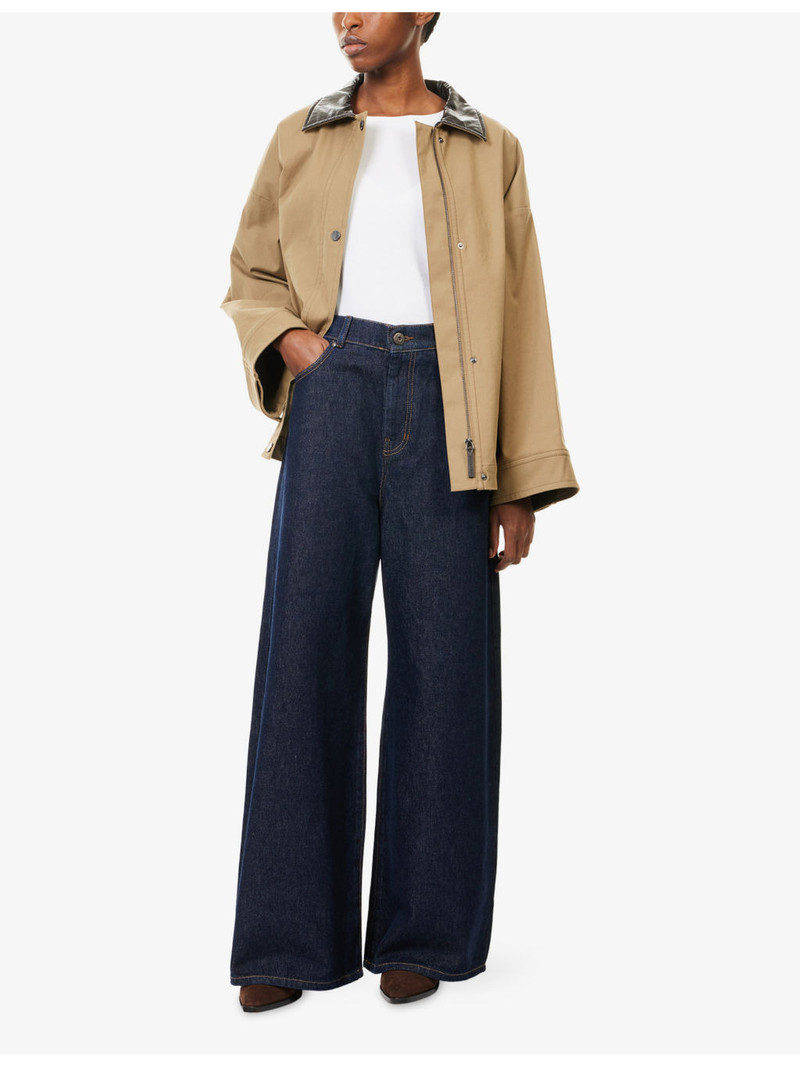 WEEKEND Max Mara Multia Round-Neck Cotton-Jersey Top outlook