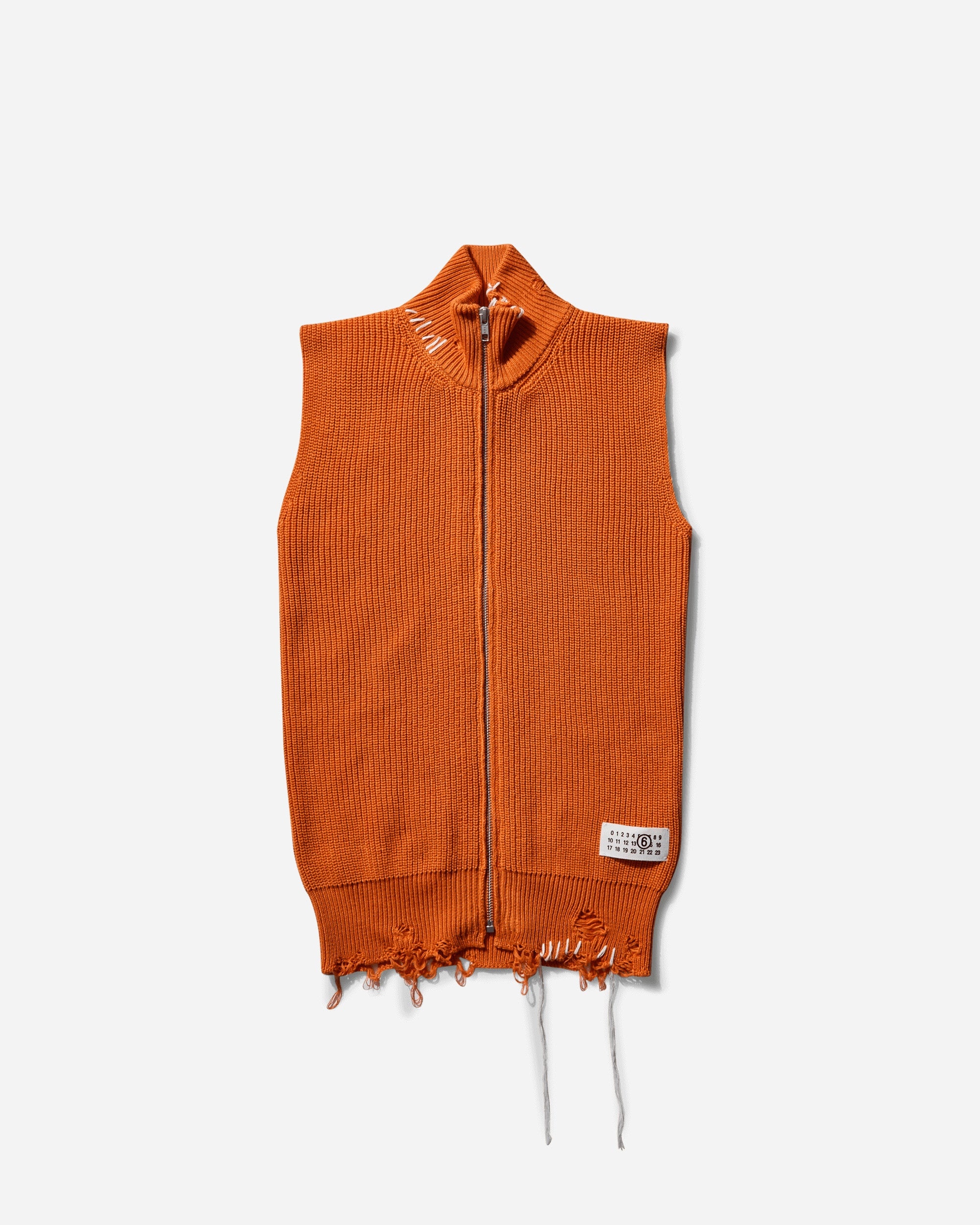 Women's Zipped Gilet Orange - 1