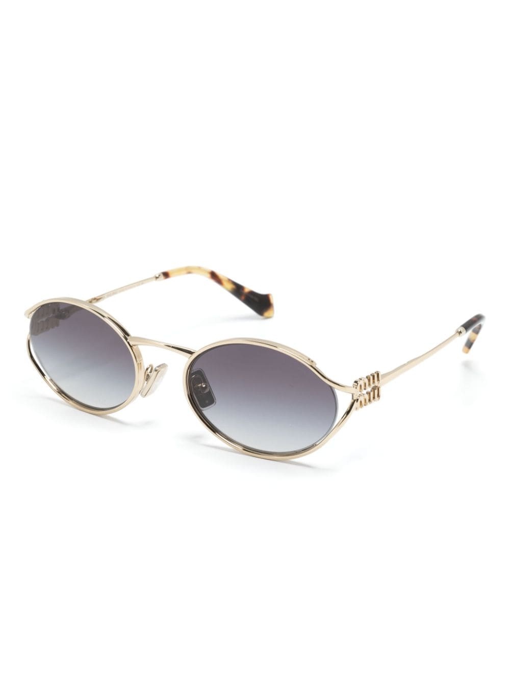 oval-frame sunglasses - 2