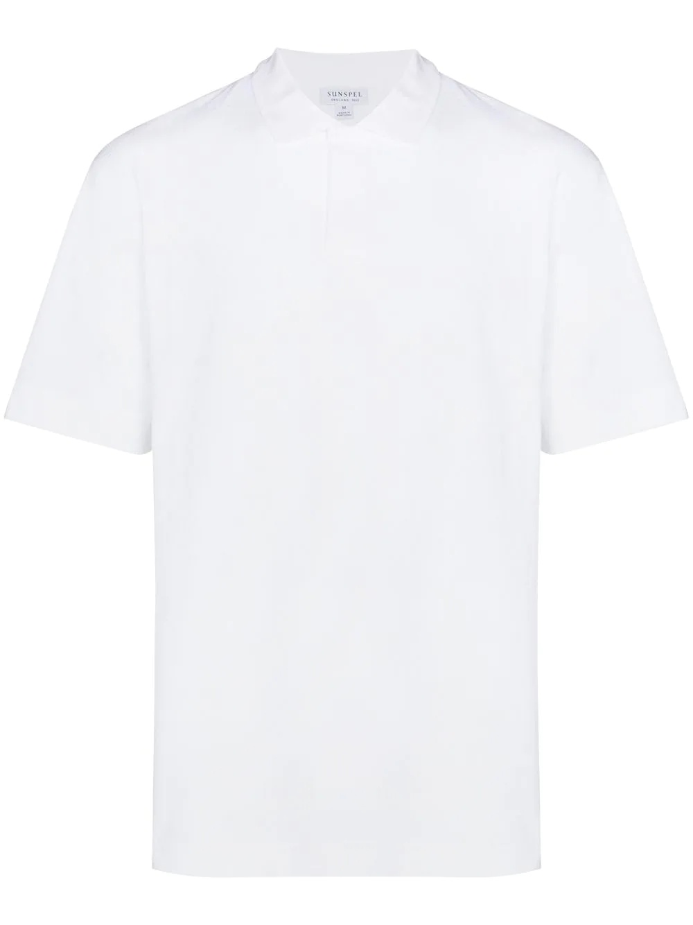 terry short-sleeve polo shirt - 1