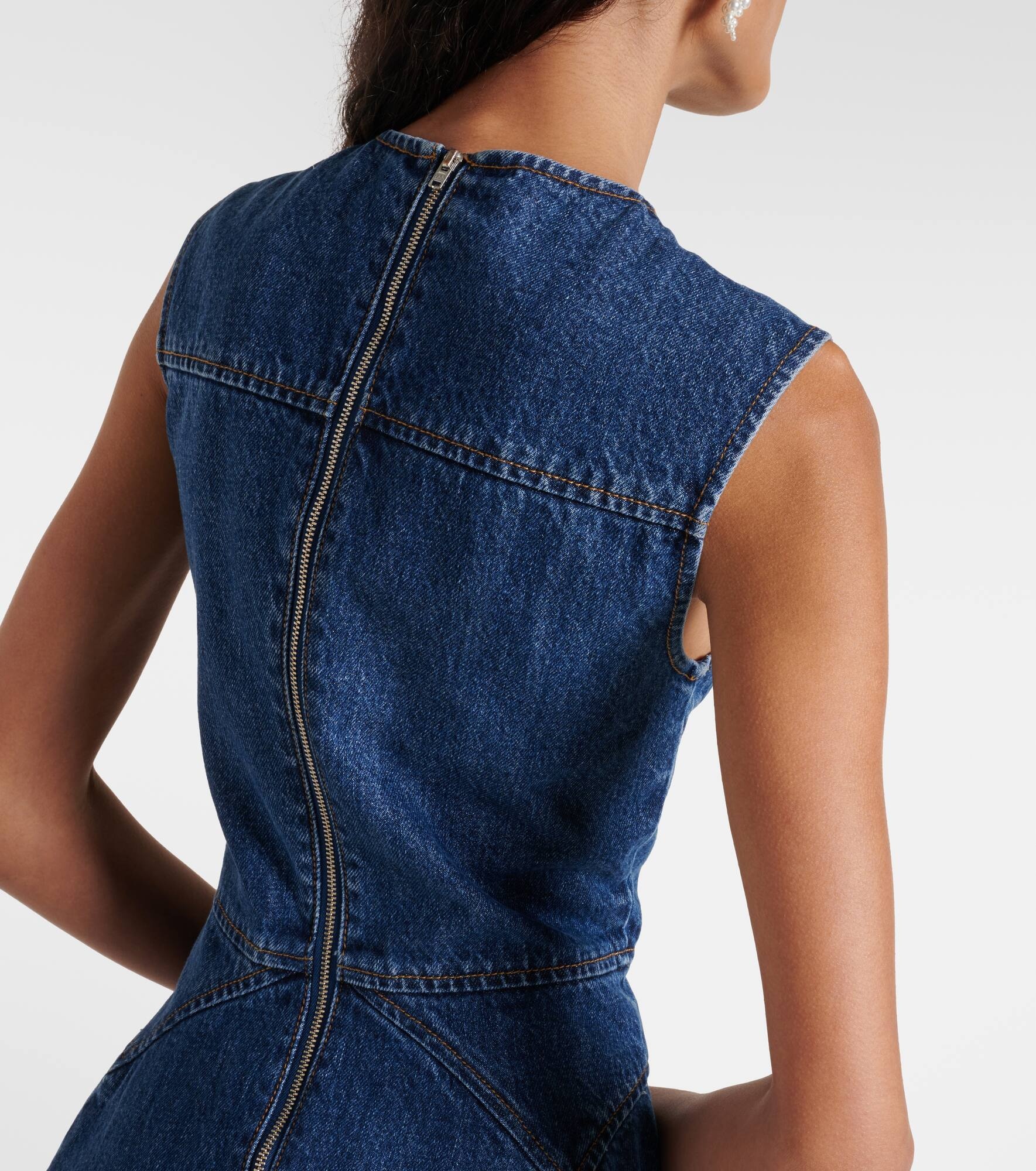 Denim minidress - 7