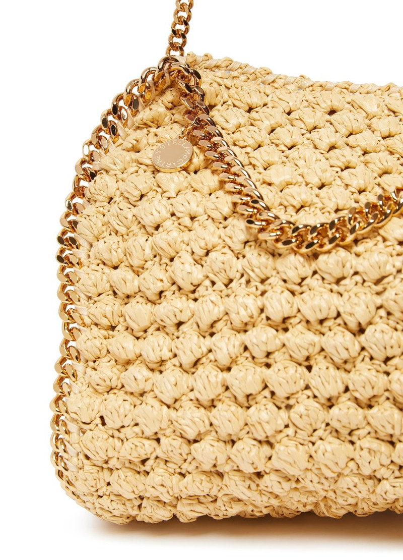 Stella McCartney Mini Tote Popcorn rafia crochet outlook