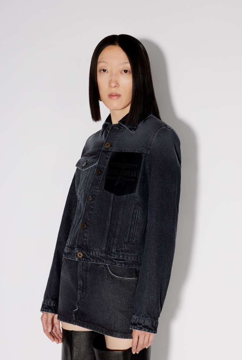 Jean Paul Gaultier THE BLACK DENIM HAUTE JEANERIE JACKET outlook