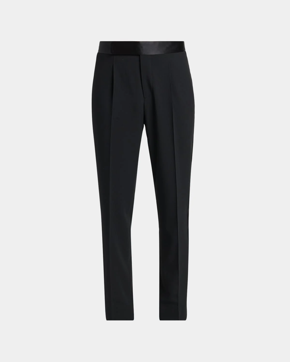 Men's Wool-Blend Slim-Fit Trousers - 1