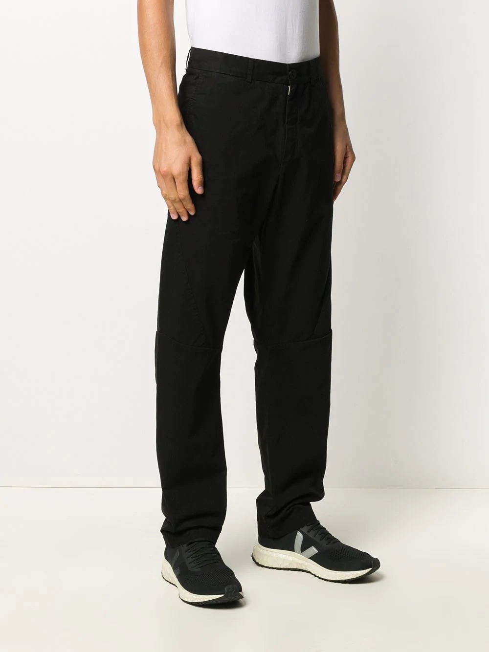 Drill straight-leg organic cotton trousers - 3