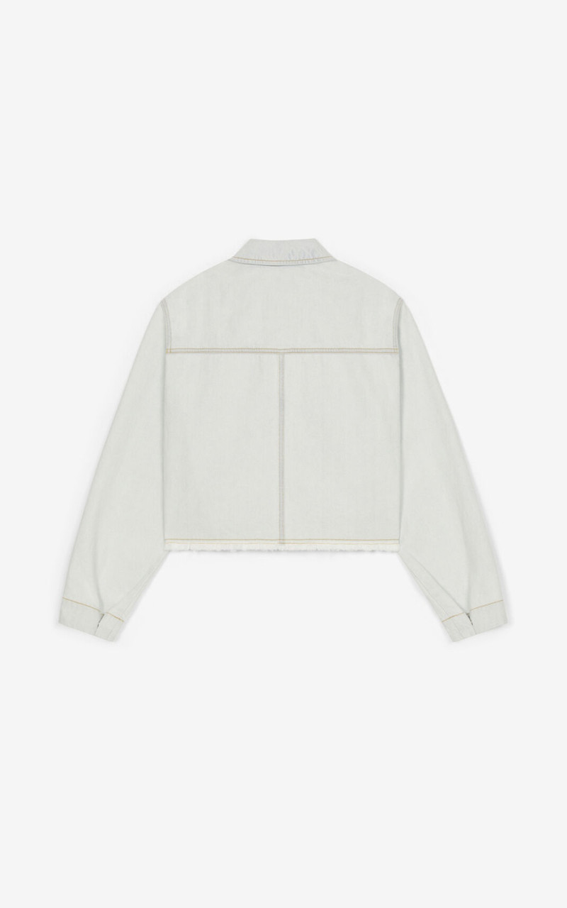 Loose-fit organic cotton denim jacket 5