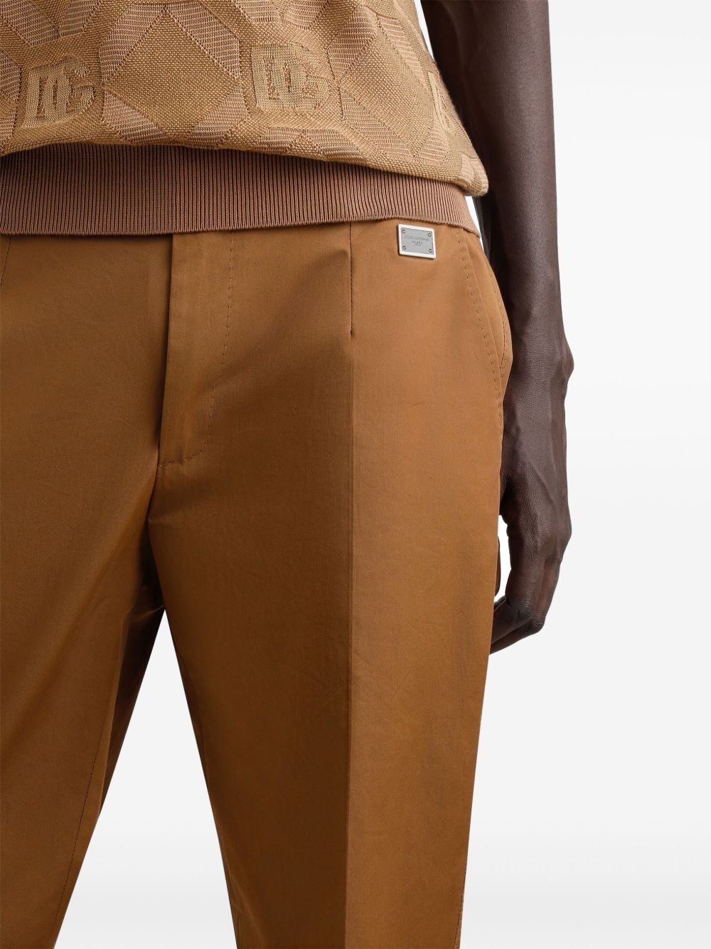 slim-cut trousers - 4