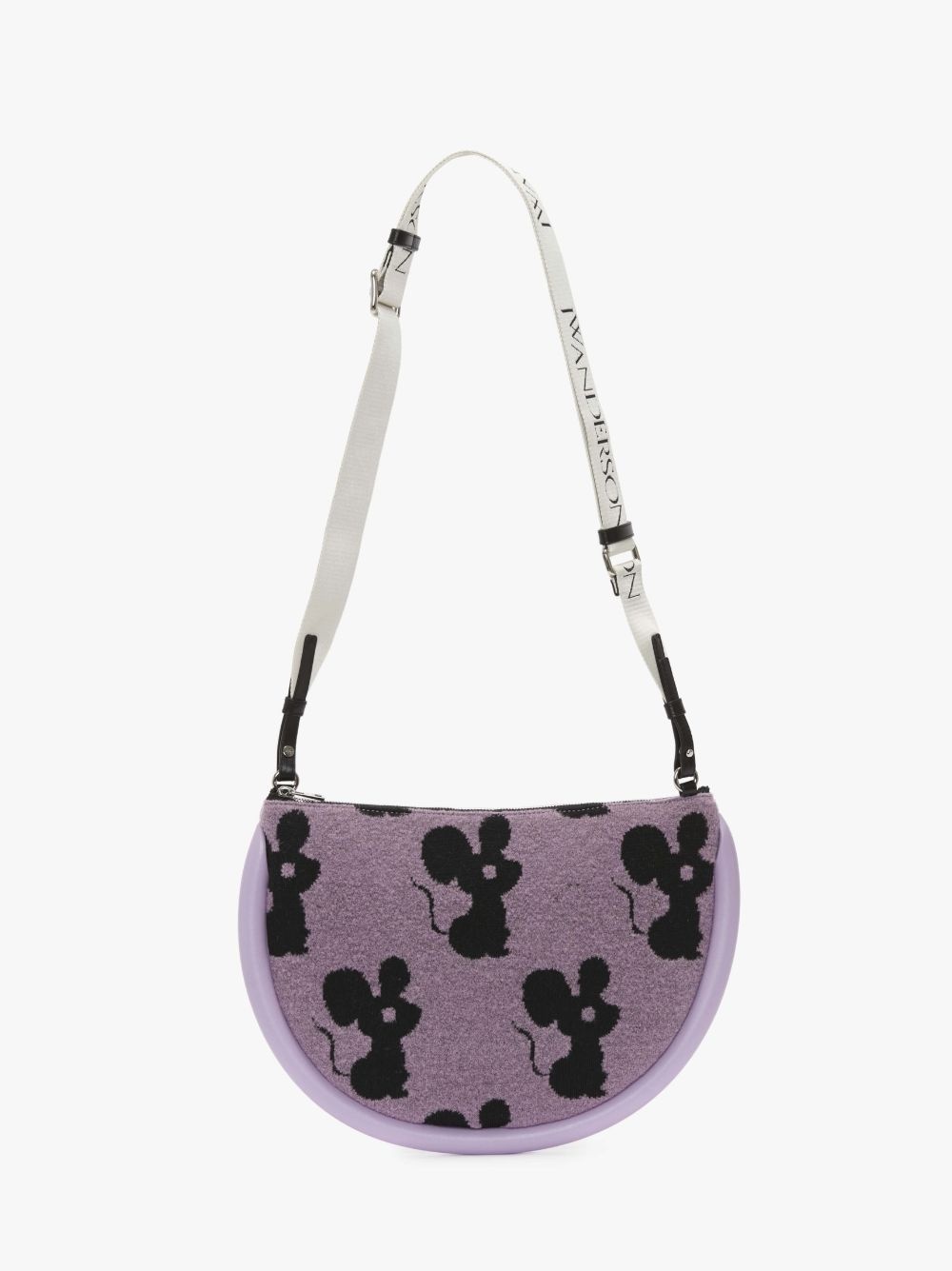 MEDIUM BUMPER-MOON - WOOL CROSSBODY BAG - 6