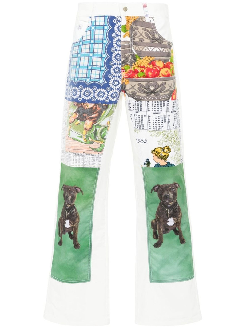 Calendar straight trousers 1