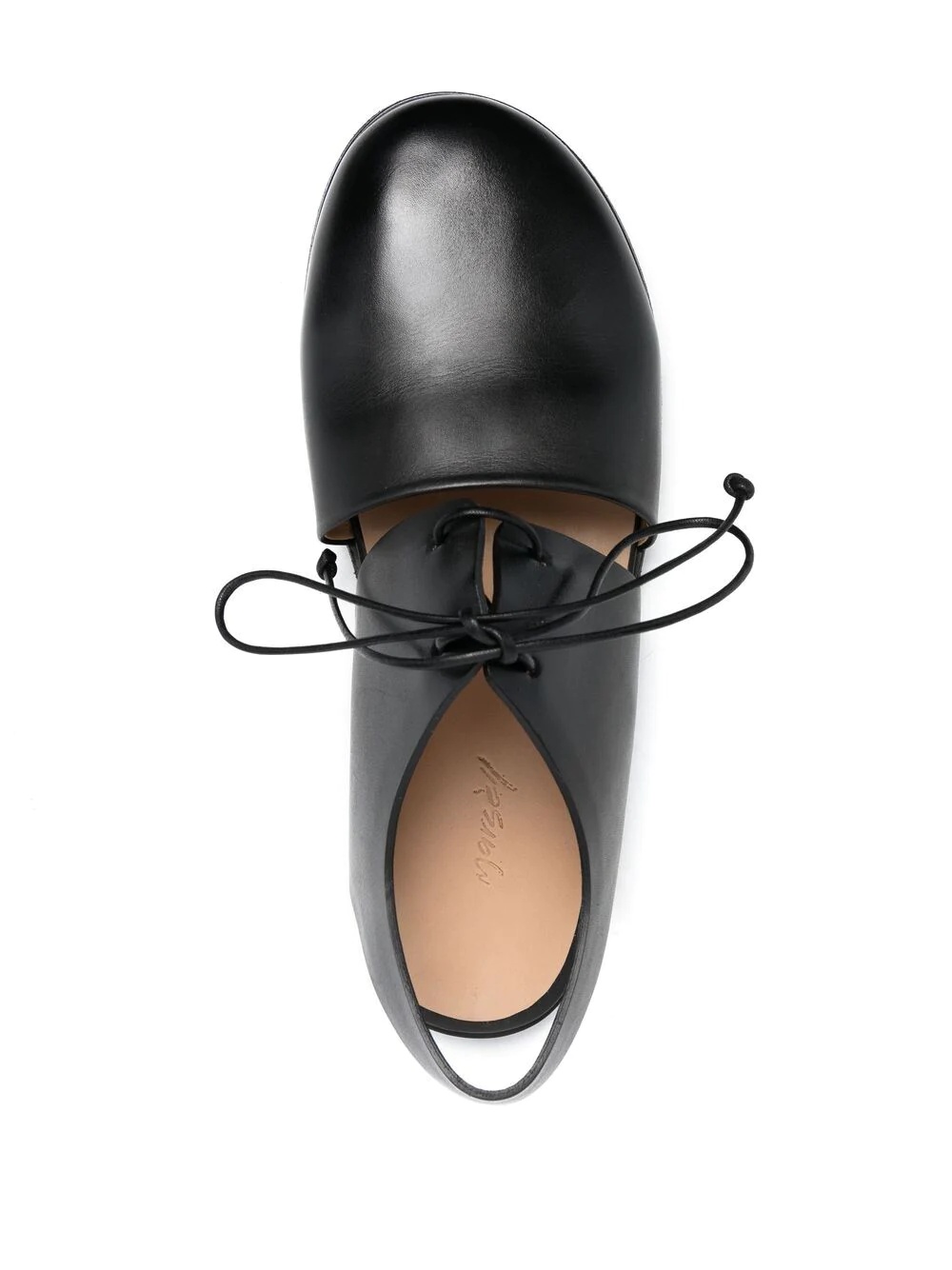 open-back lace-up shoes - 4