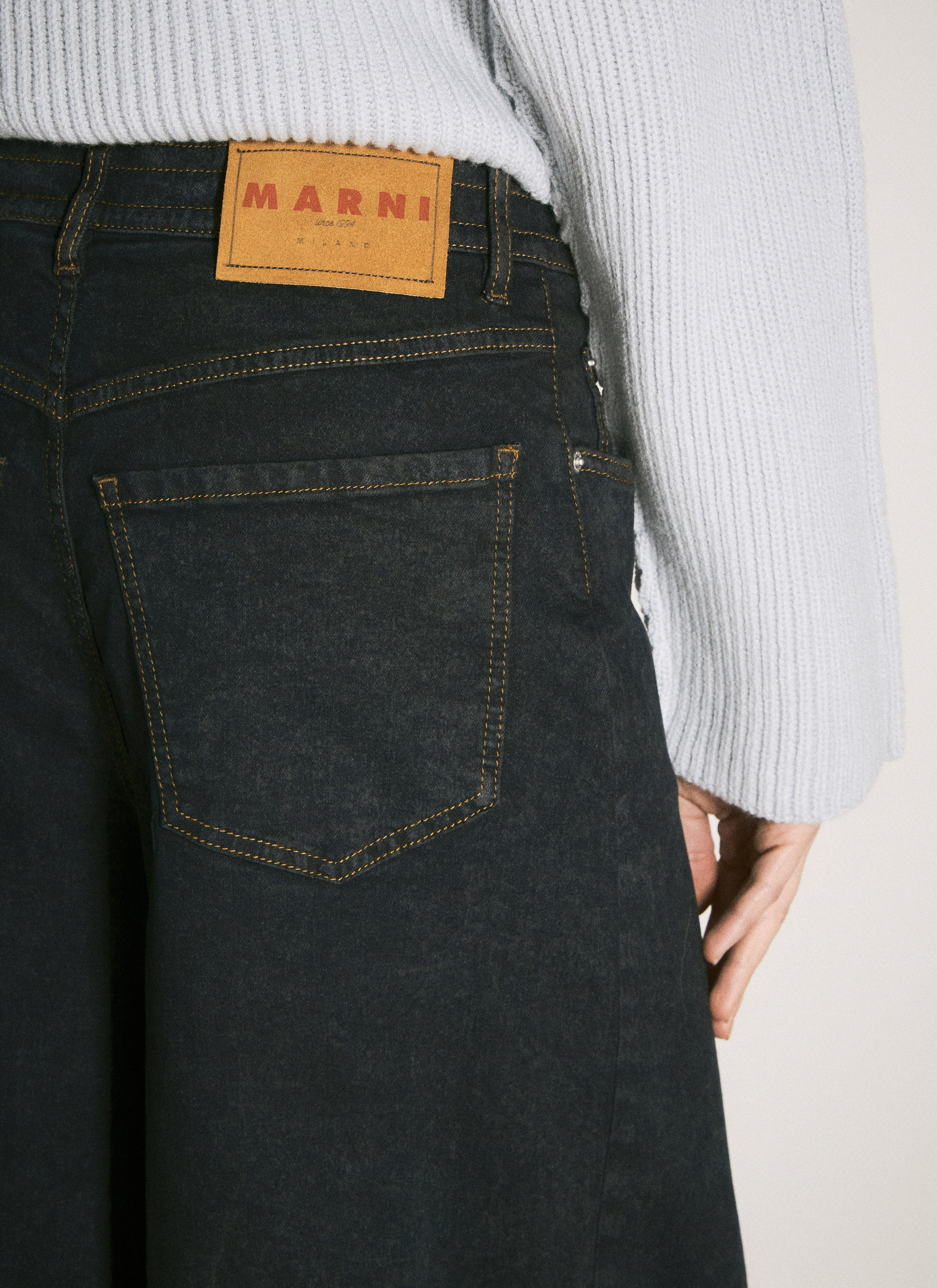 Marni Women Wide-Leg Stretch Jeans - 6