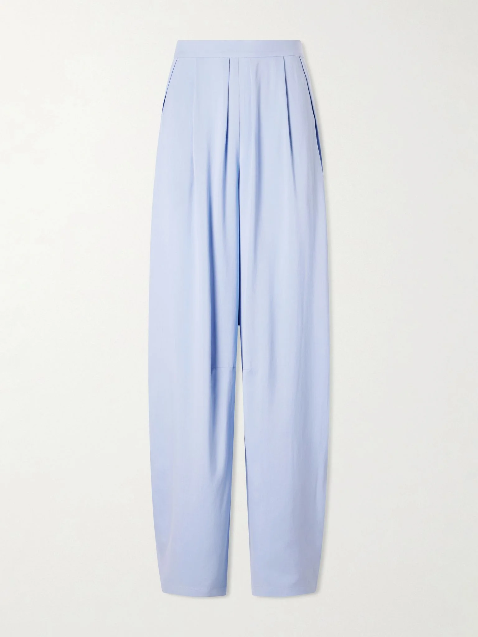 Arc silk tapered pants Sky blue - 1