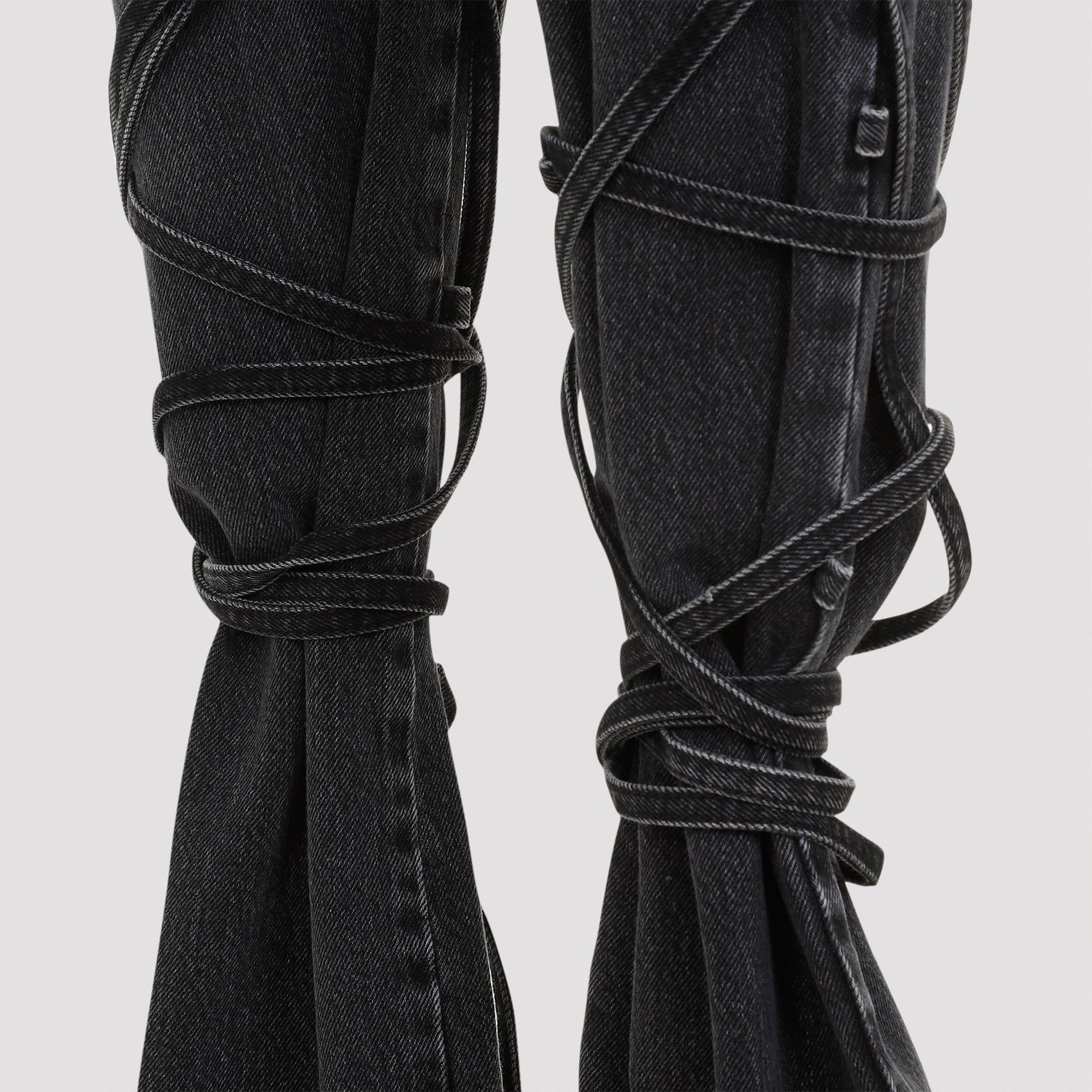 Alexander Mcqueen Tied Jeans Women - 3