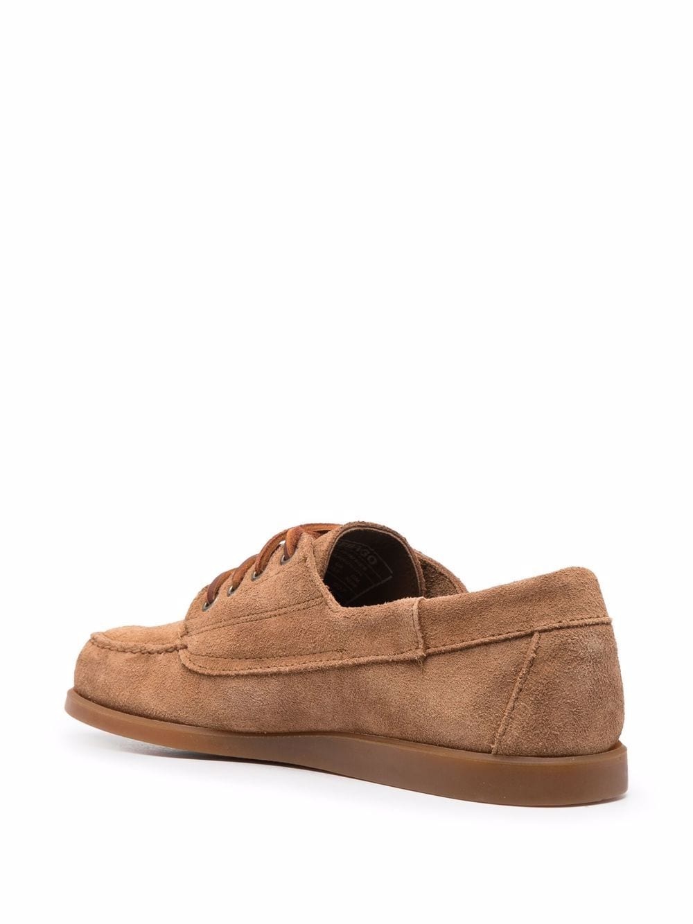 lace-up boat shoes - 3