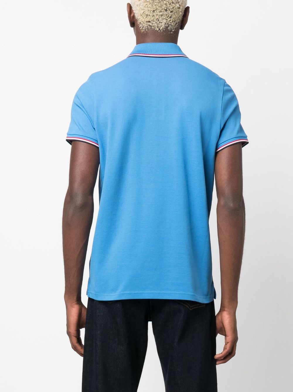 logo-appliquÃ© cotton polo shirt - 4