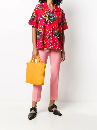 MSGM Venus Fly Trap print shirt outlook