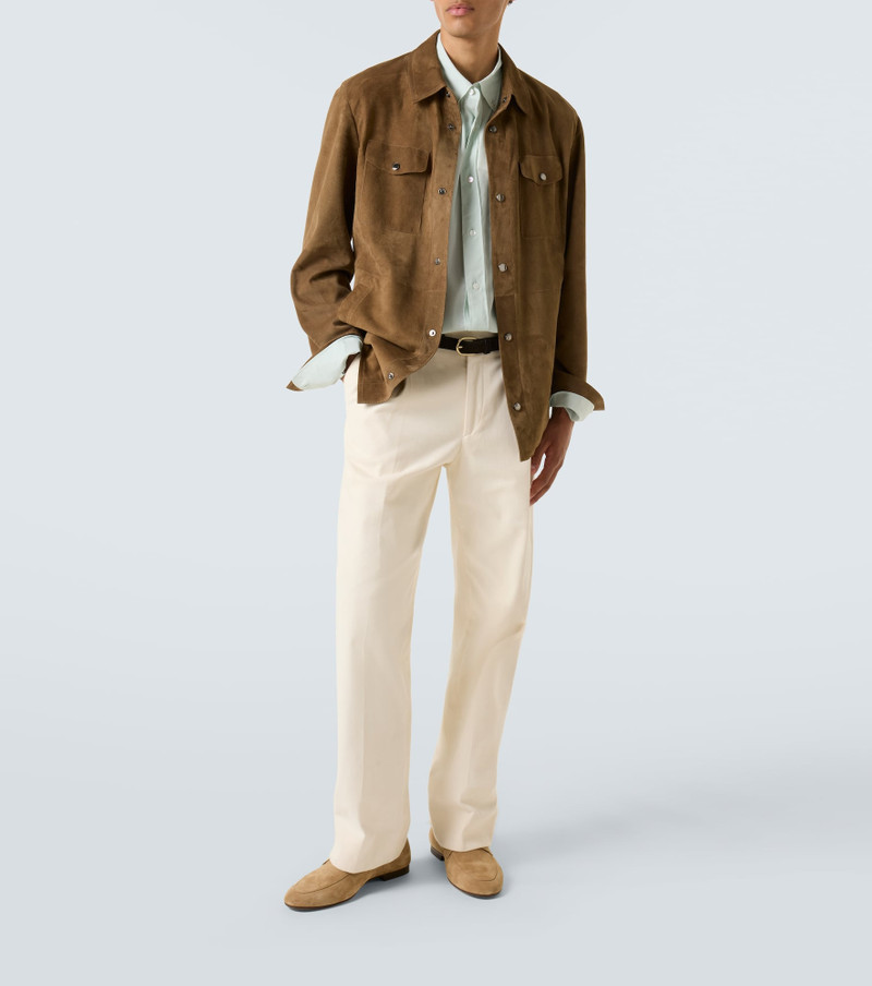 Canali Suede overshirt outlook