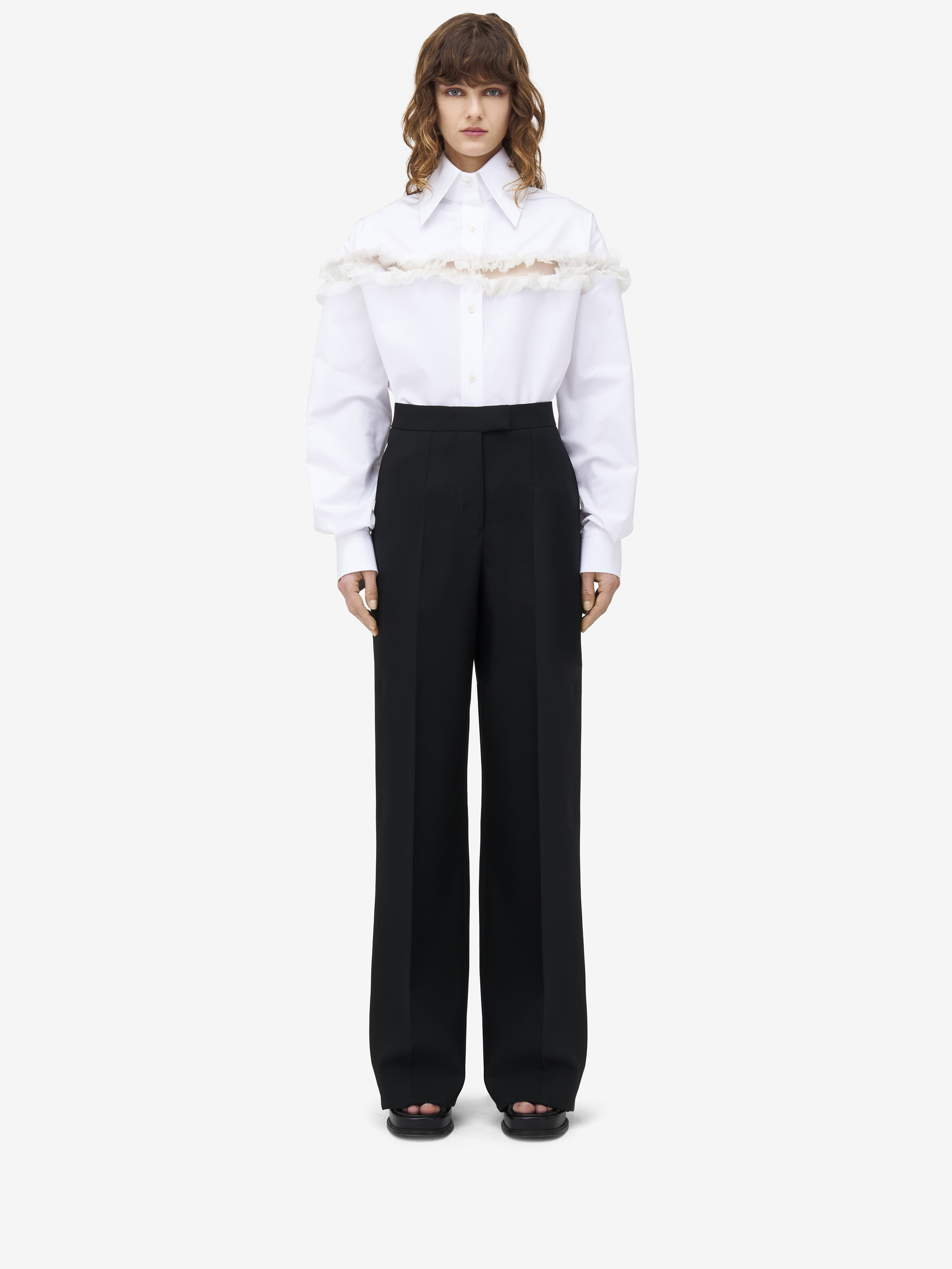 Wide Leg Trousers - 2