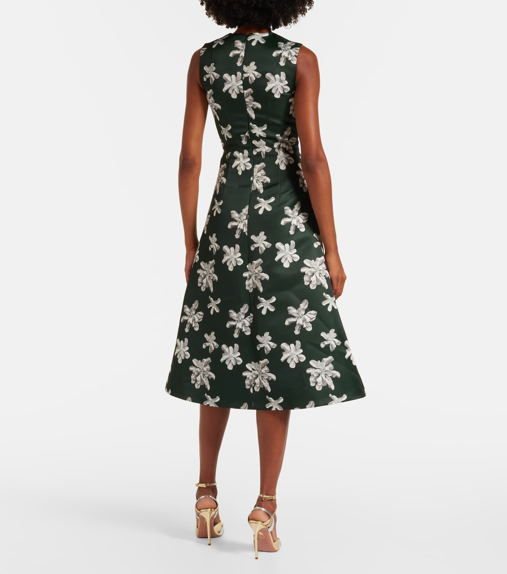 Rumi floral genzianella midi dress - 3
